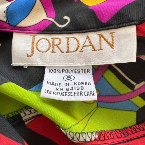 90's Funky Fashion Shirt - Short Sleeve - Size 8 - Unisex - Gender Neutral - Picture 9 of 9